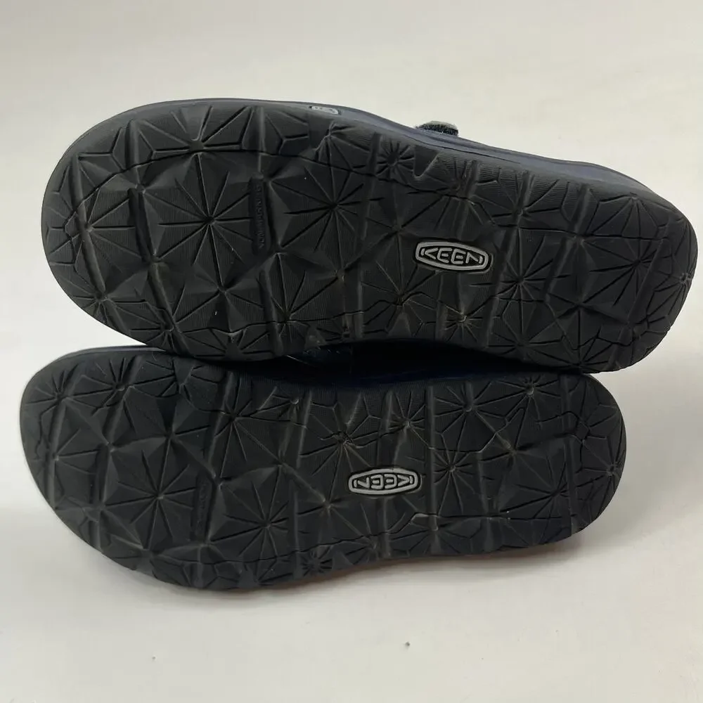 Keen Girls Moxie Mary Jane Shoes Size 12 Black Hook Loop Strap Comfort Outdoor